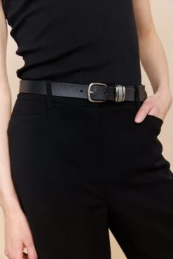 Belt With Metal Look