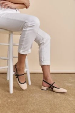 Two-tone Slingback Shoes