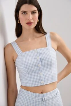 Gingham Bustier