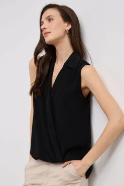 Top With Drapped Front