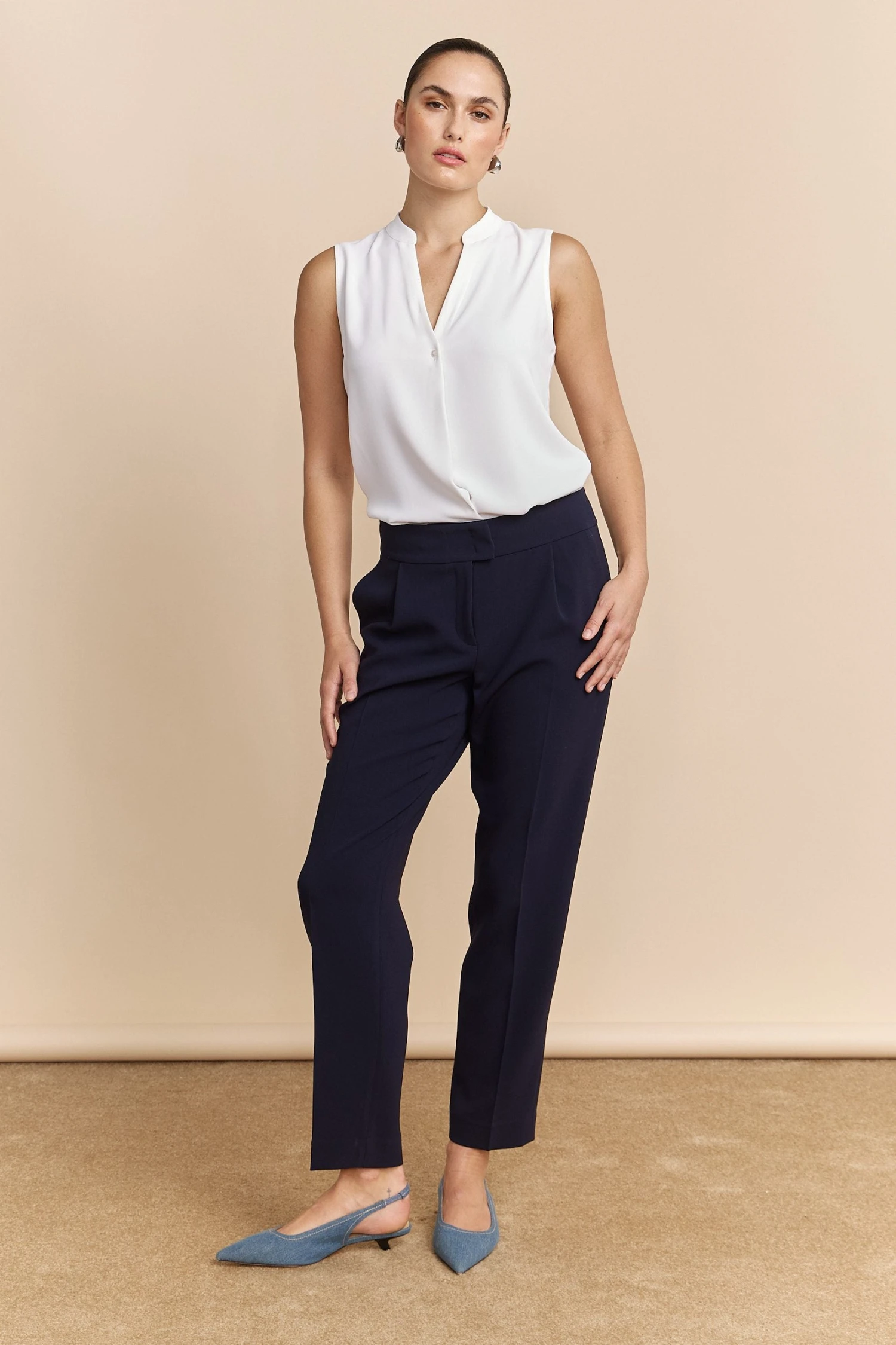 Jersey Back Sleeveless Top - Image 3