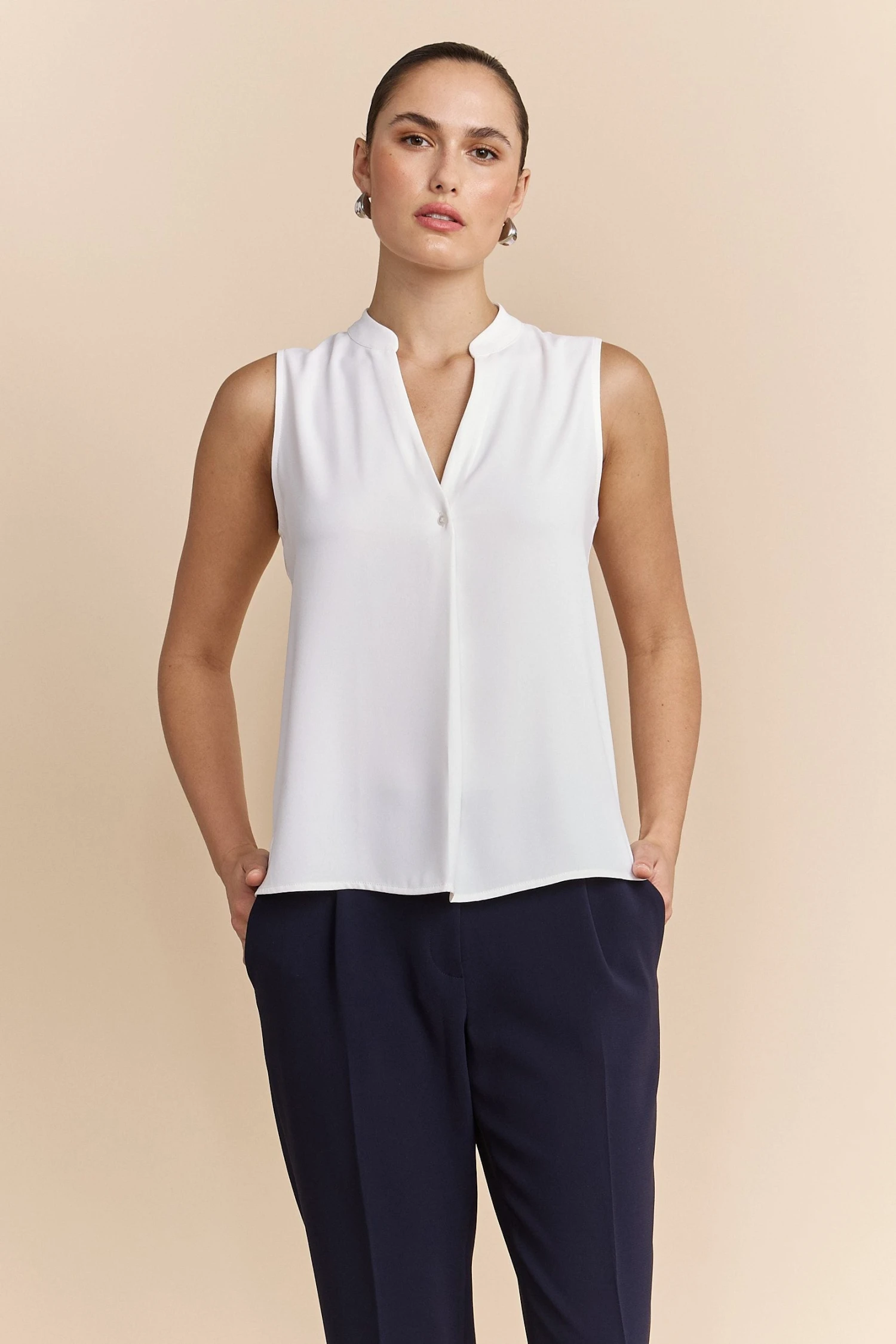 Jersey Back Sleeveless Top - Image 4