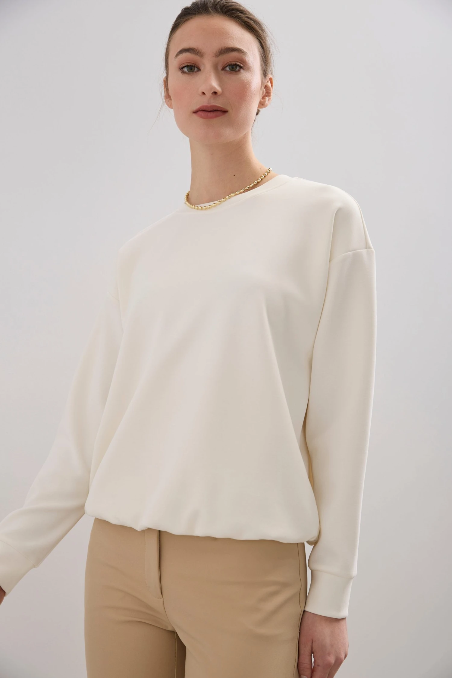 Oversized Crew Neck Sweatshirt - Image 2