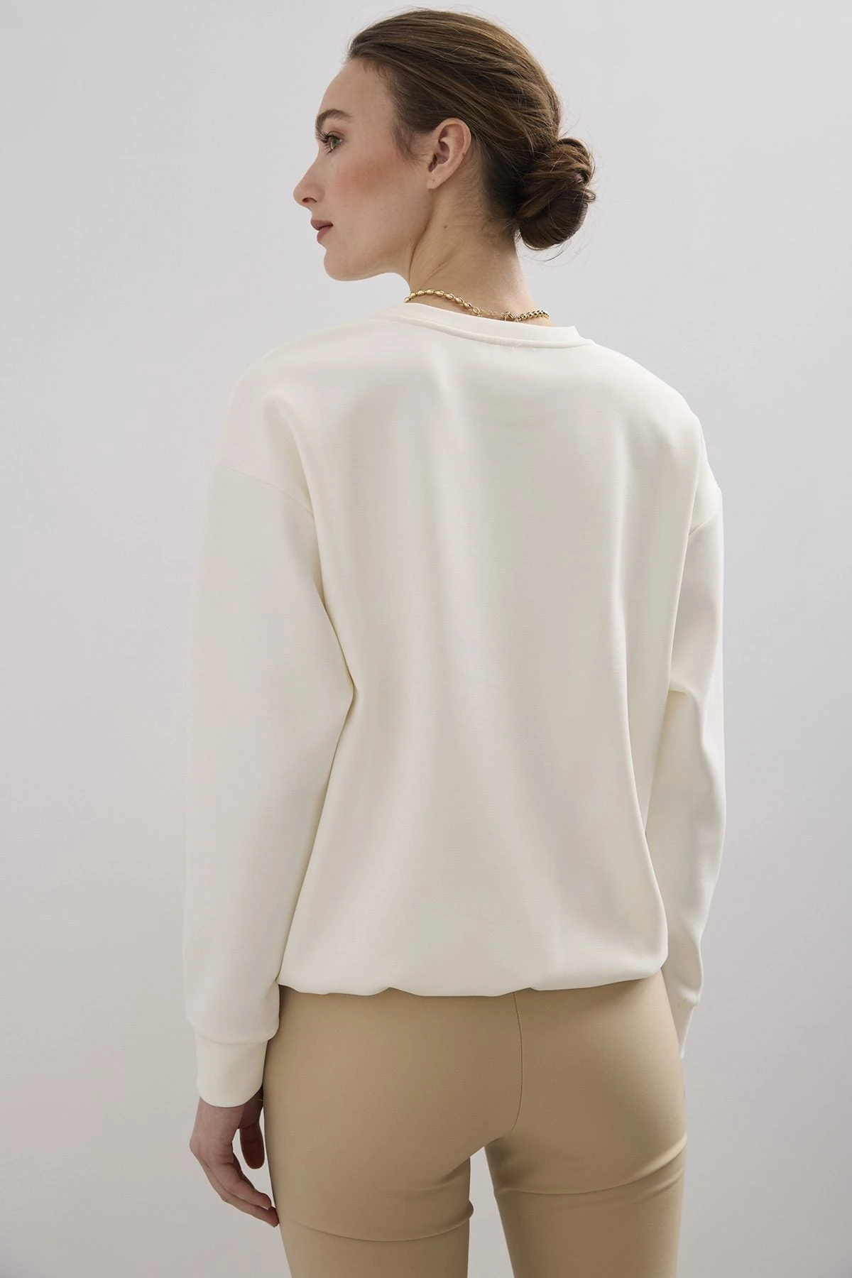 Oversized Crew Neck Sweatshirt - Image 4