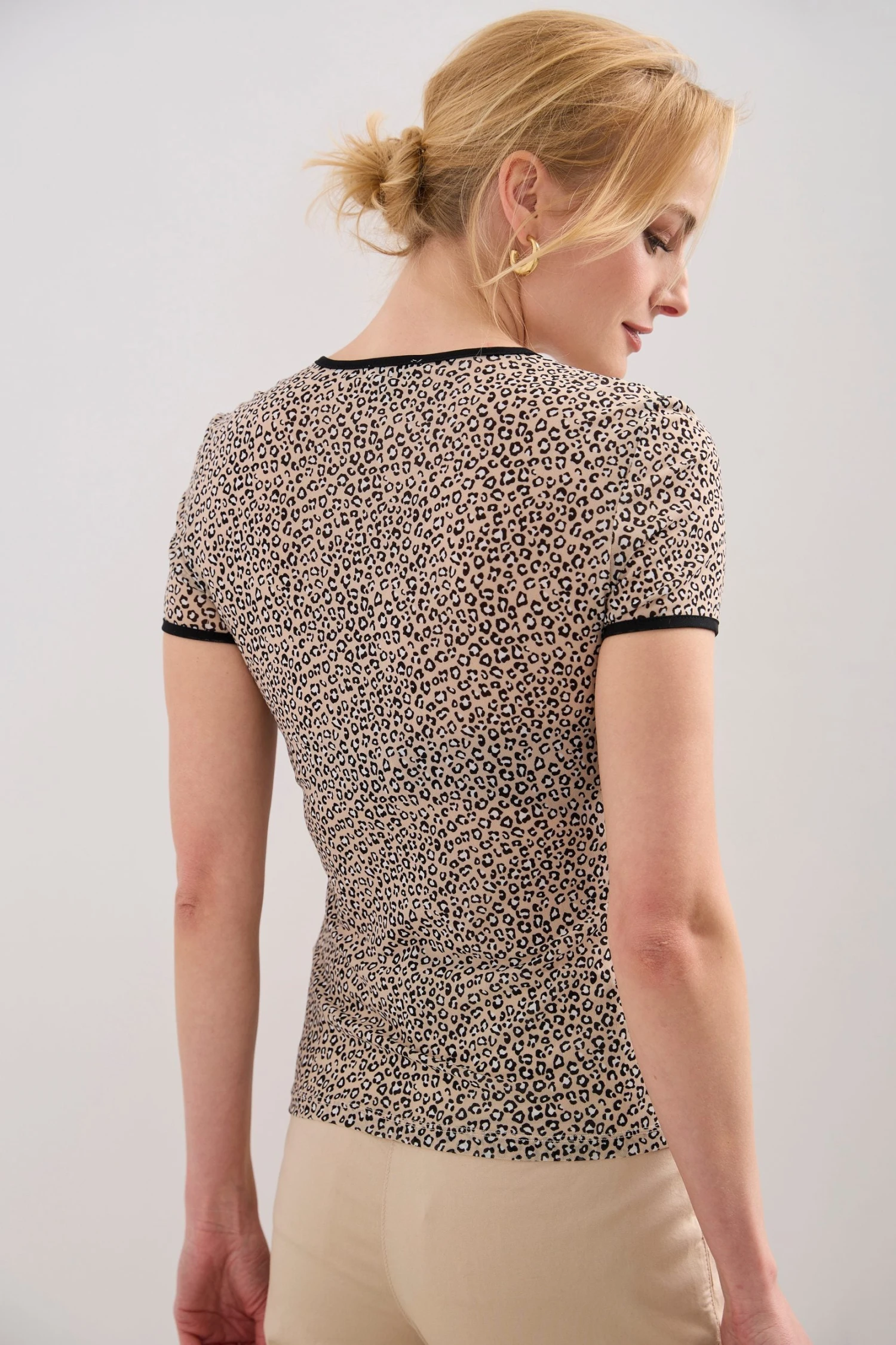 Printed Micro Mesh T-shirt - Image 2