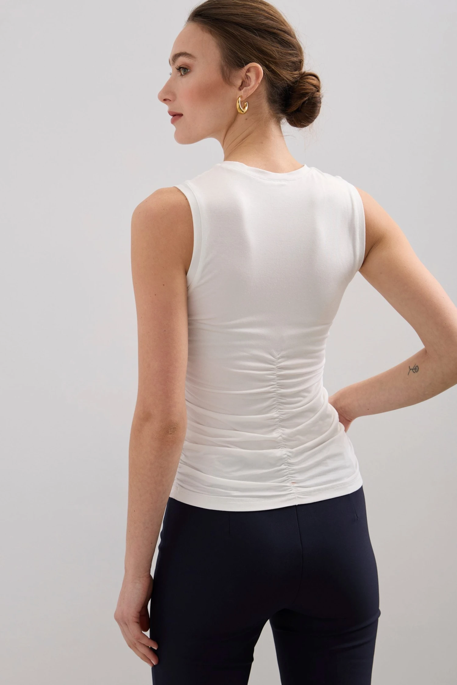 Ruched Sleeveless Top - Image 6