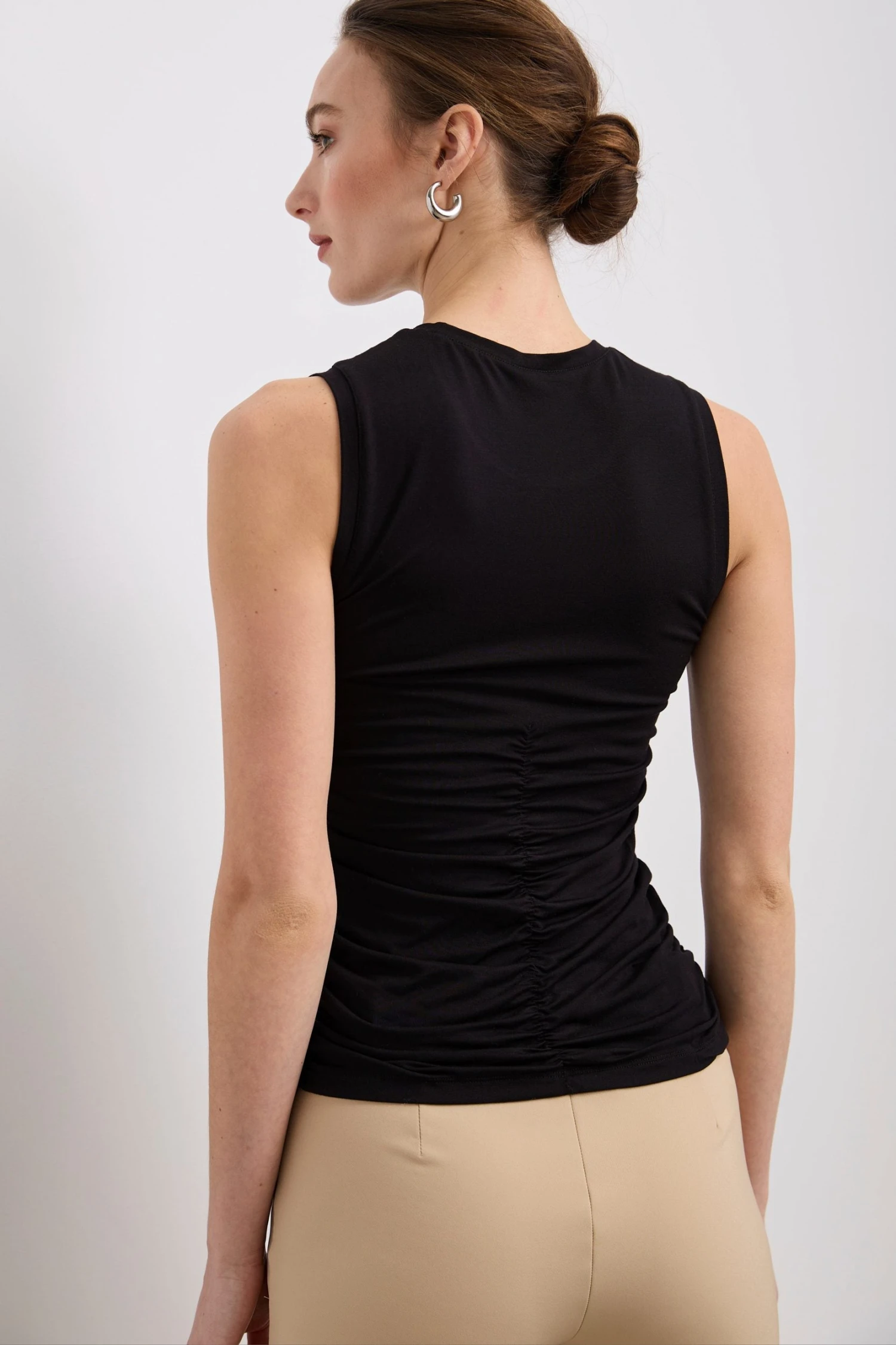 Ruched Sleeveless Top - Image 5