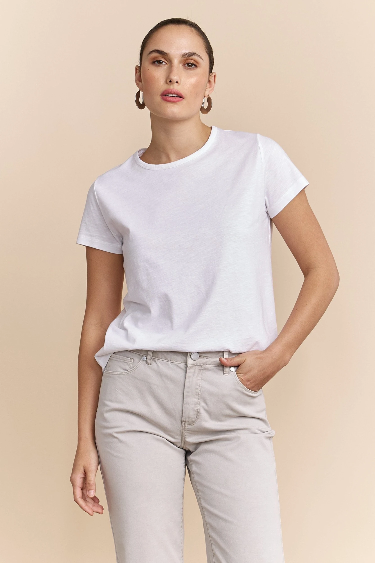 Basic Crew Neck T-shirt - Image 5