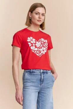 Red T-shirt With A Heart