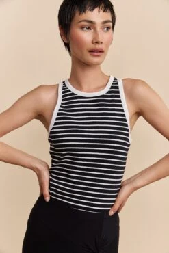 Striped Sleeveless Tank Top