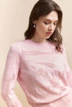 Floral Design Sweater