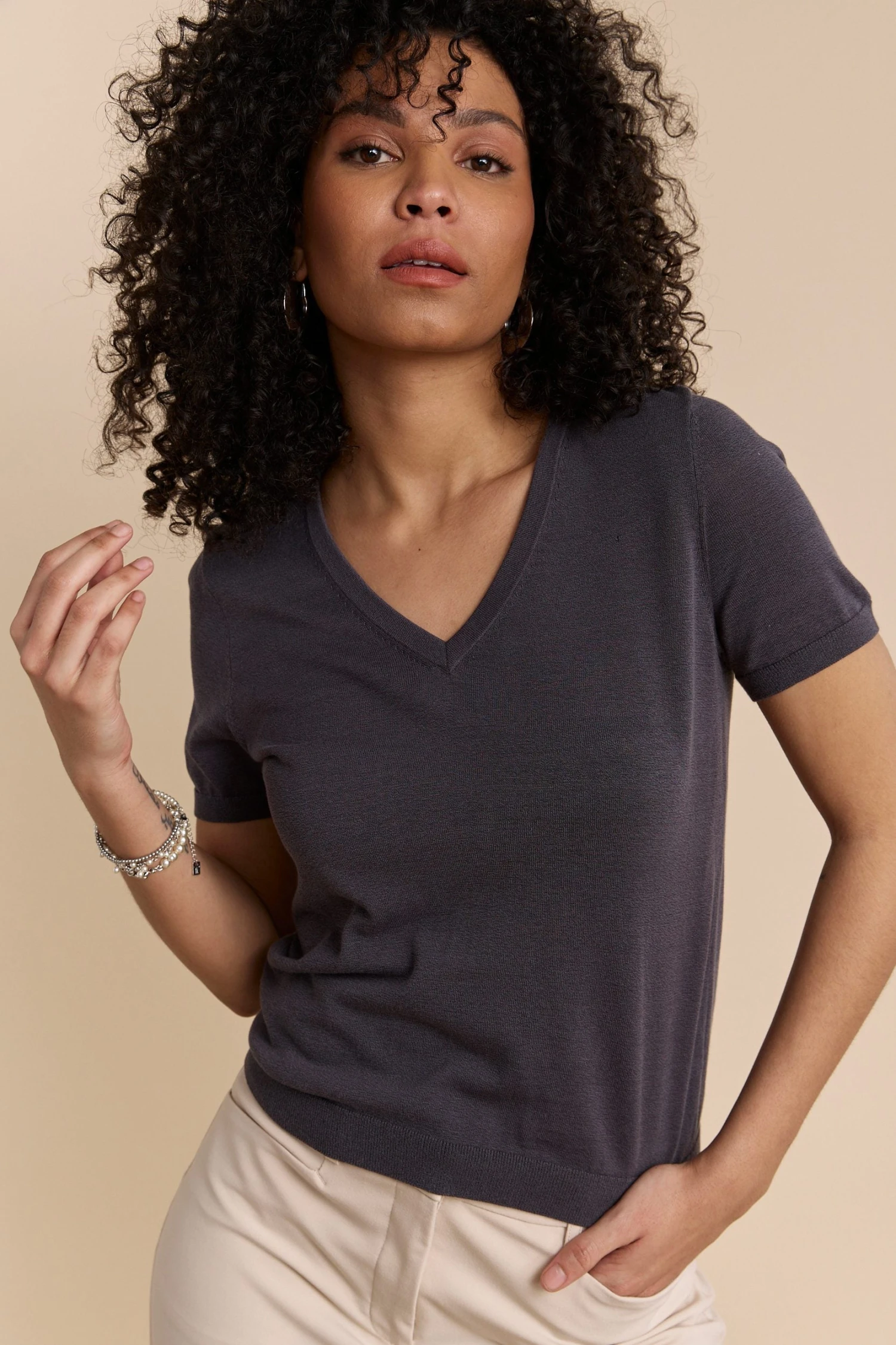 Short Sleeve Sweater