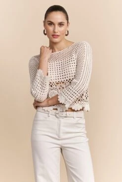 Cotton Crochet Top