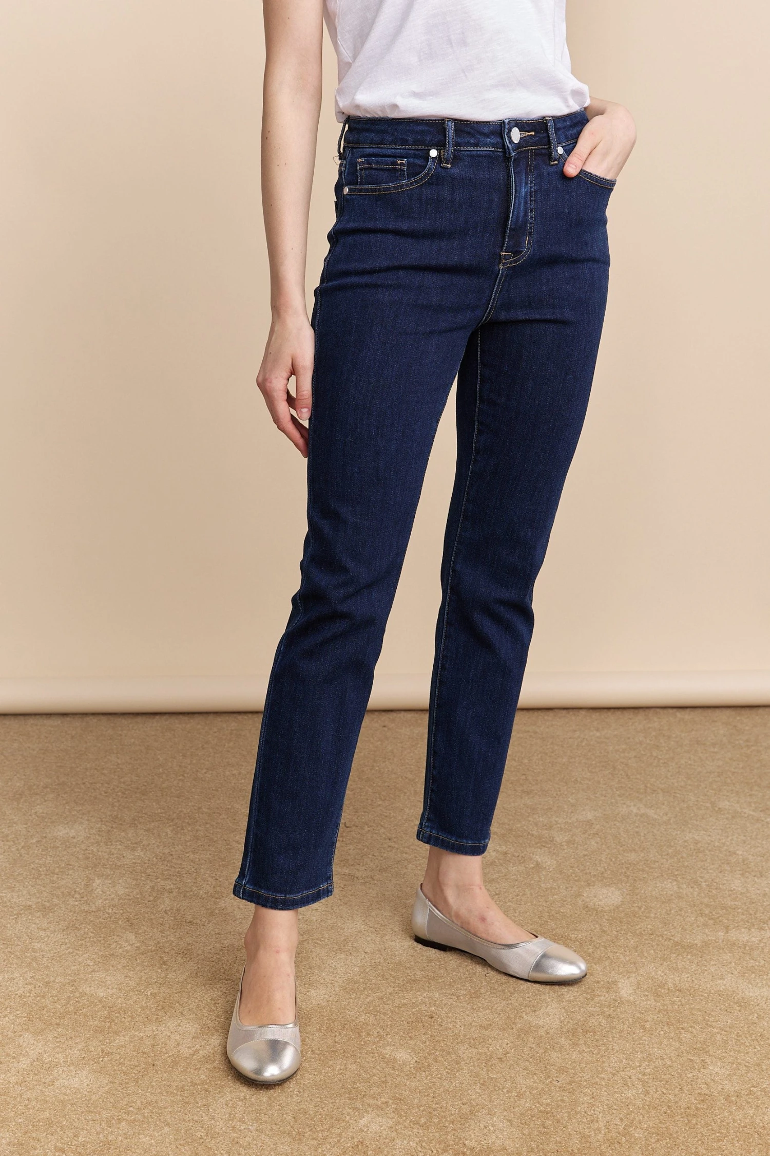 High Waist Crop Jean - Image 3