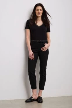 Urban Fit Crop Pant With Elastic Waist