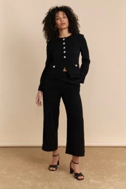 Wide Leg Pant With Cuff