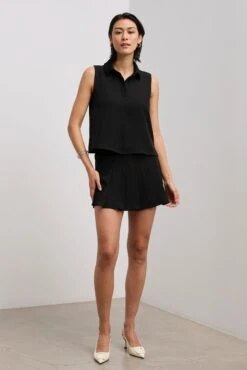 Pleated Mini Skort