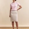 Pencil Skirt With Belt