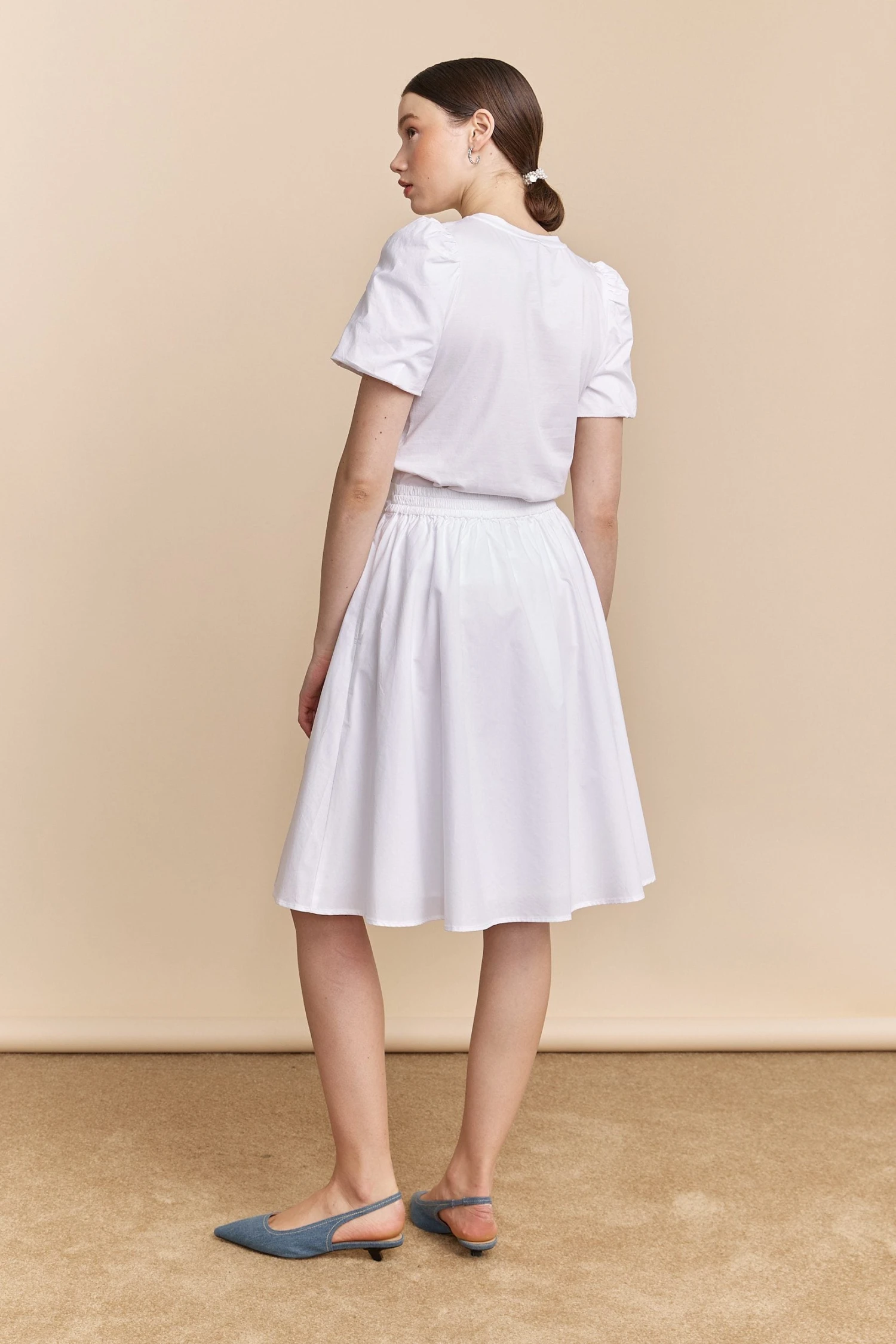 Skirt With Elastic Waist - Image 2