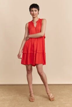 Fluid Dress With Frills