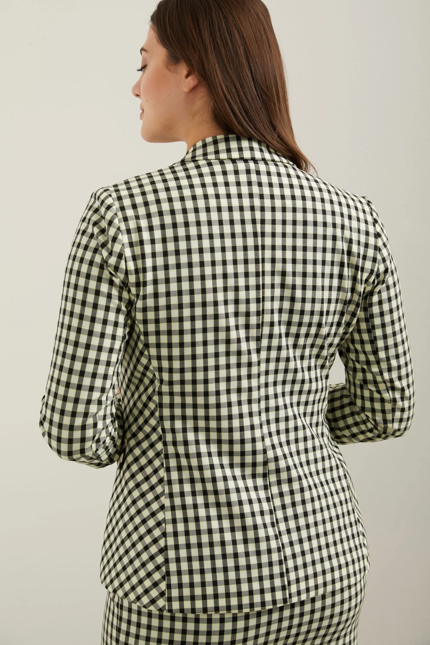 Fitted Double Breasted Blazer - Image 3