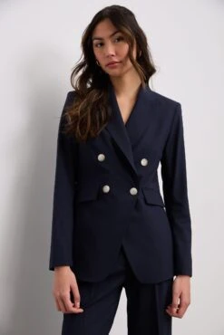 Fitted Double Breasted Jacket