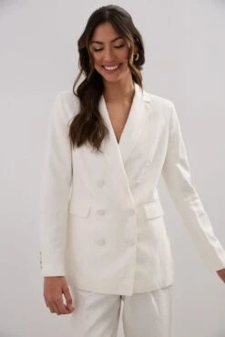 Semi-fitted Double Breasted Jacket