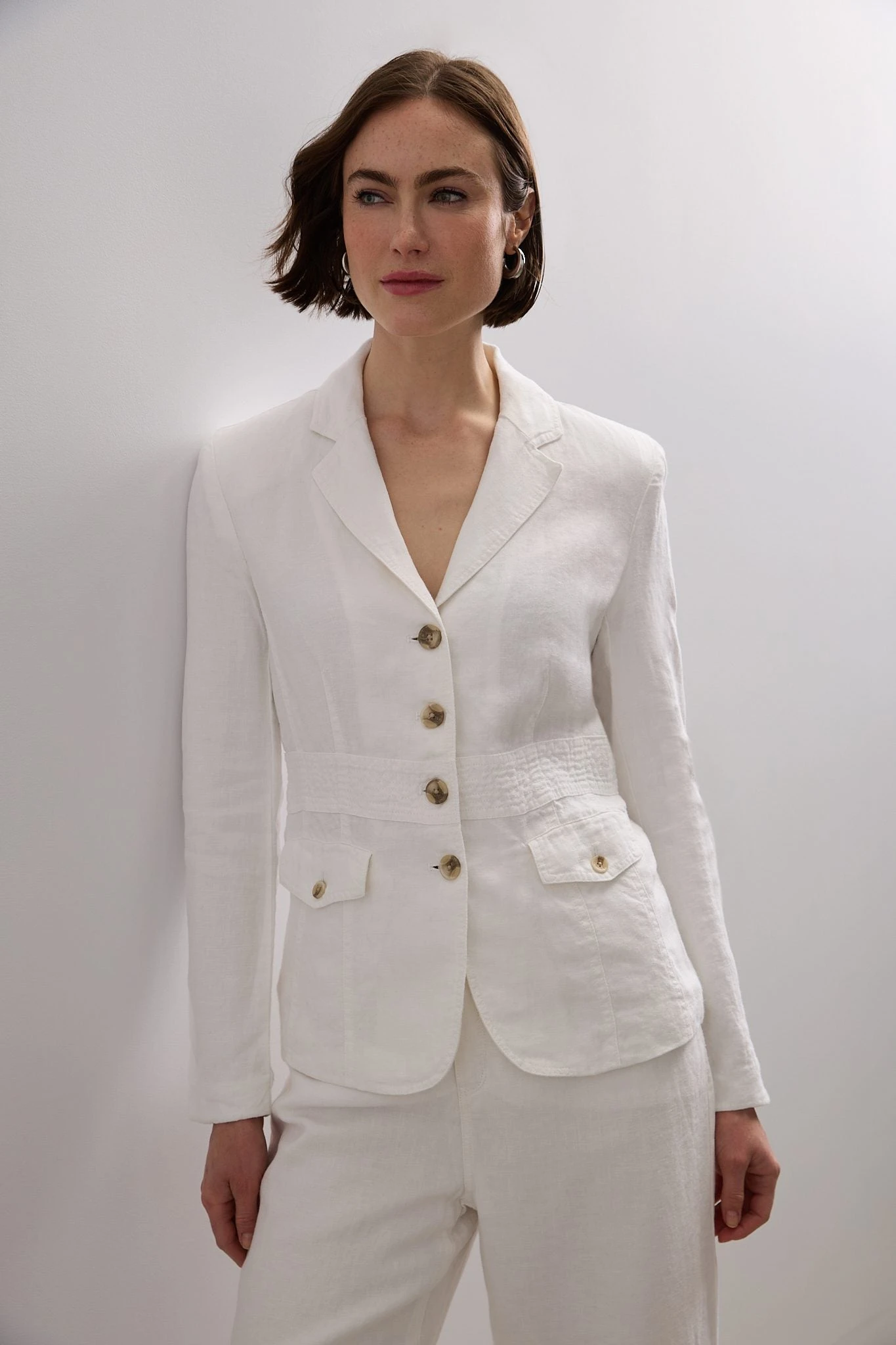 Casual Linen Blazer - Image 3