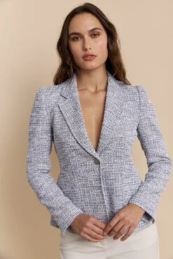 Fitted Jacket With Puffy Sleeves