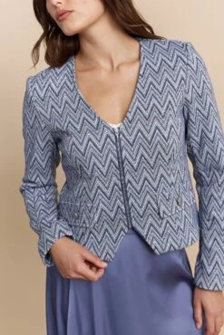 Stretch Jacket With Zipper