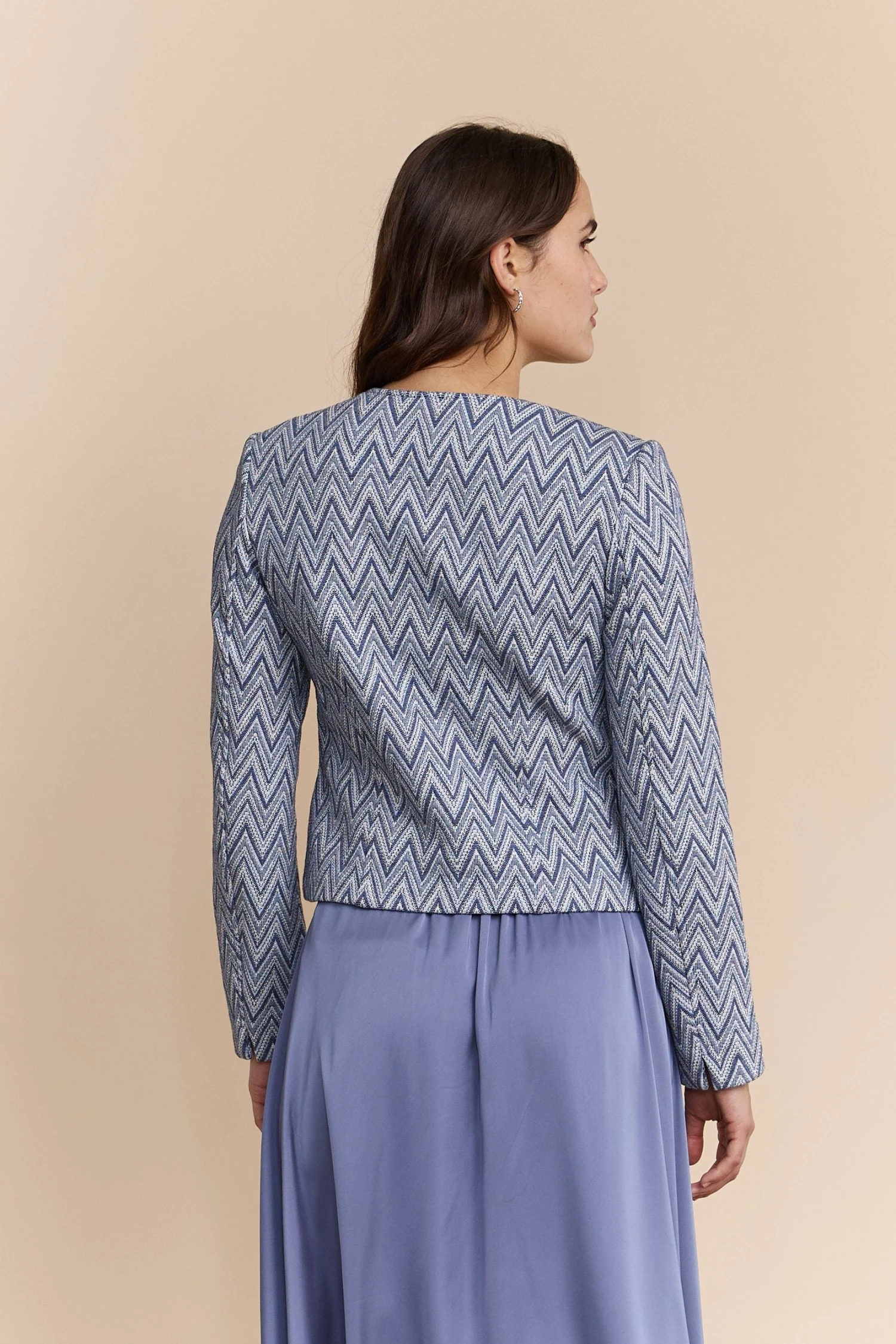 Stretch Jacket With Zipper - Image 2