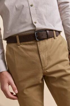 Embossed Leather Belt