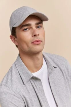 Linen Blend Baseball Cap