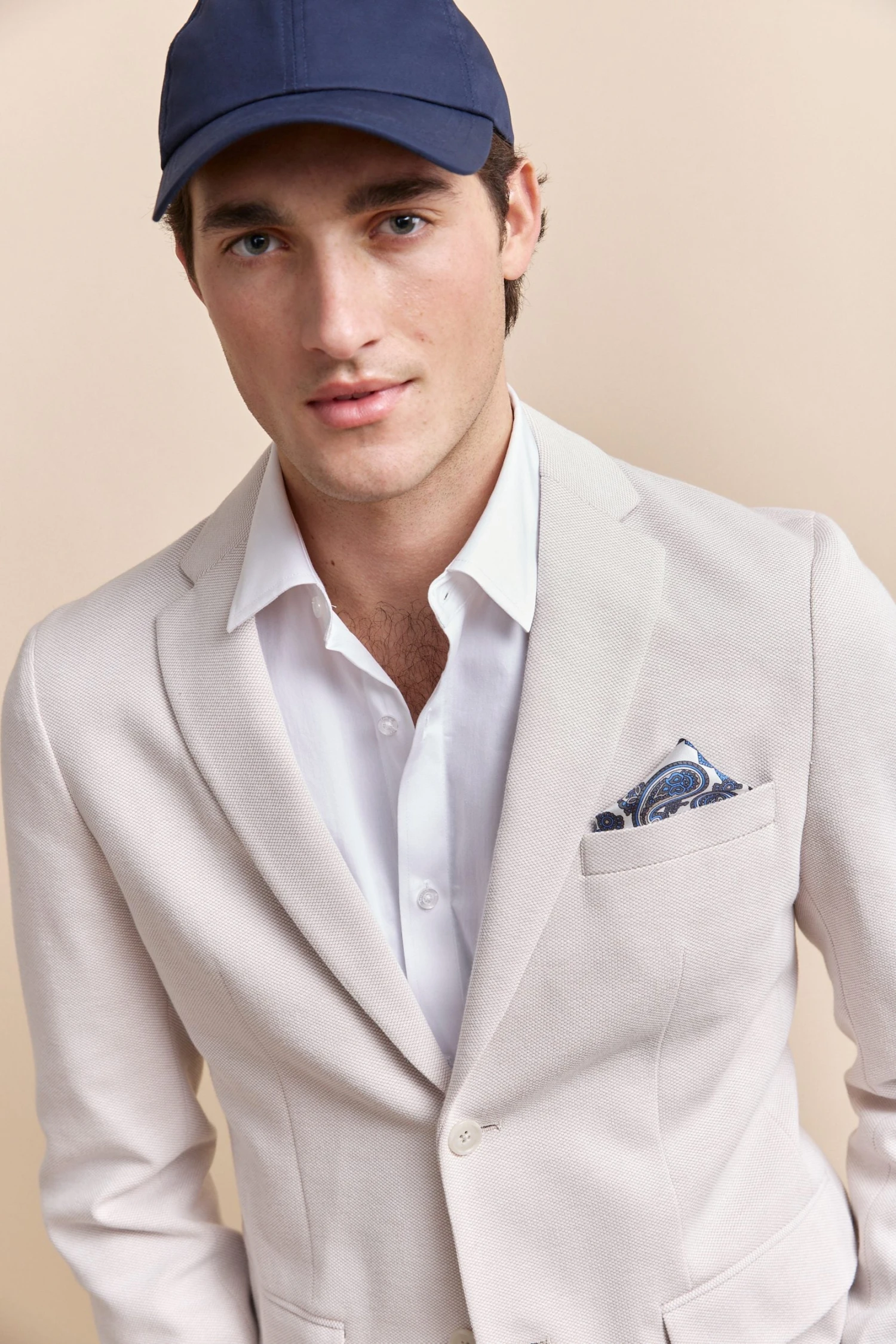 Twill Fabric Solid Cap