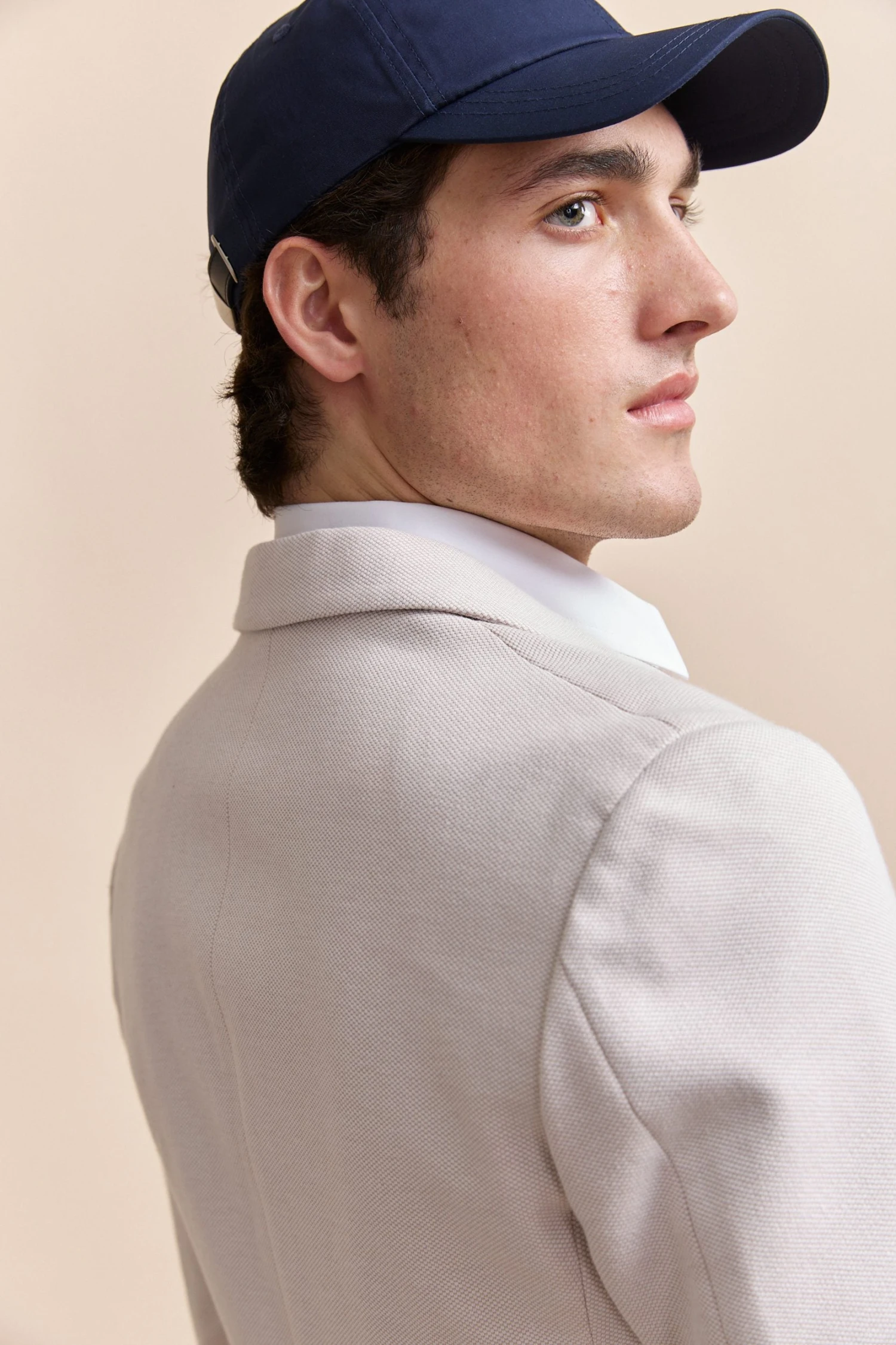 Twill Fabric Solid Cap - Image 2