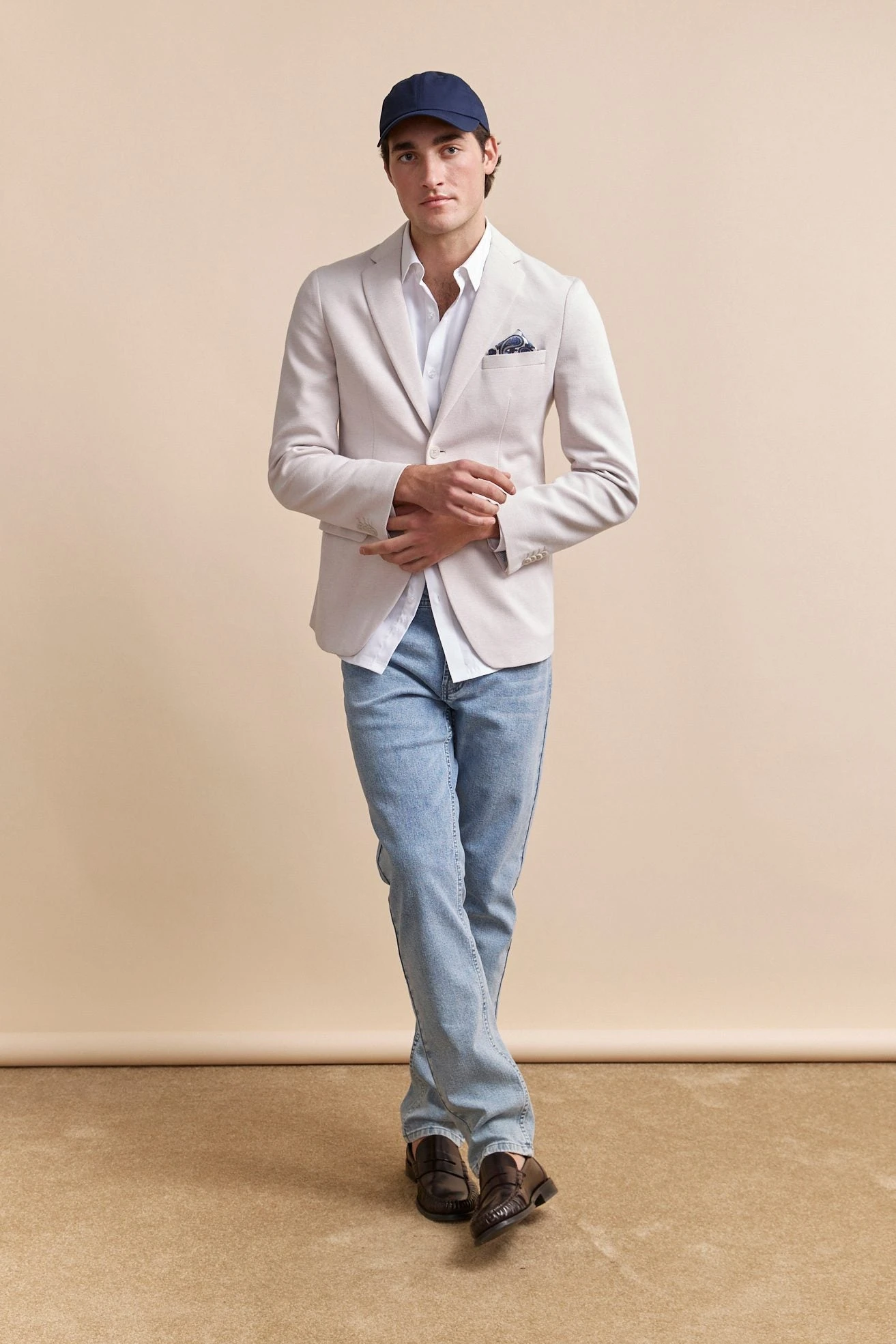 Twill Fabric Solid Cap - Image 4