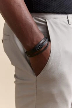 Multi-strand Leather Bracelet