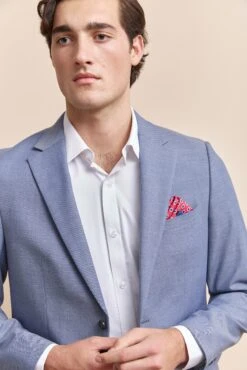 Dots Print Silk Pocket Square