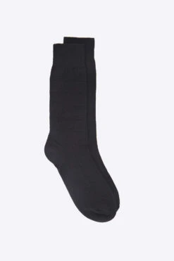 Checkered Textured Cotton Socks