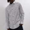 Micro Pattern Print Fitted Shirt