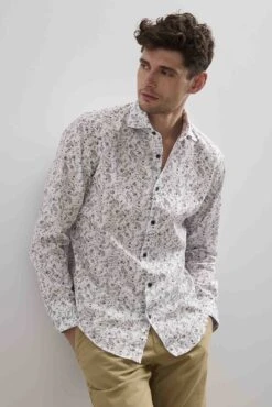 Fitted Paisley Shirt