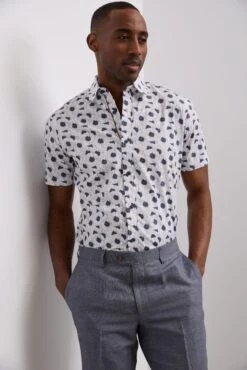 Fitted Print Shirt
