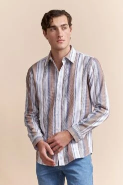 Multi Tone Striped Shirt
