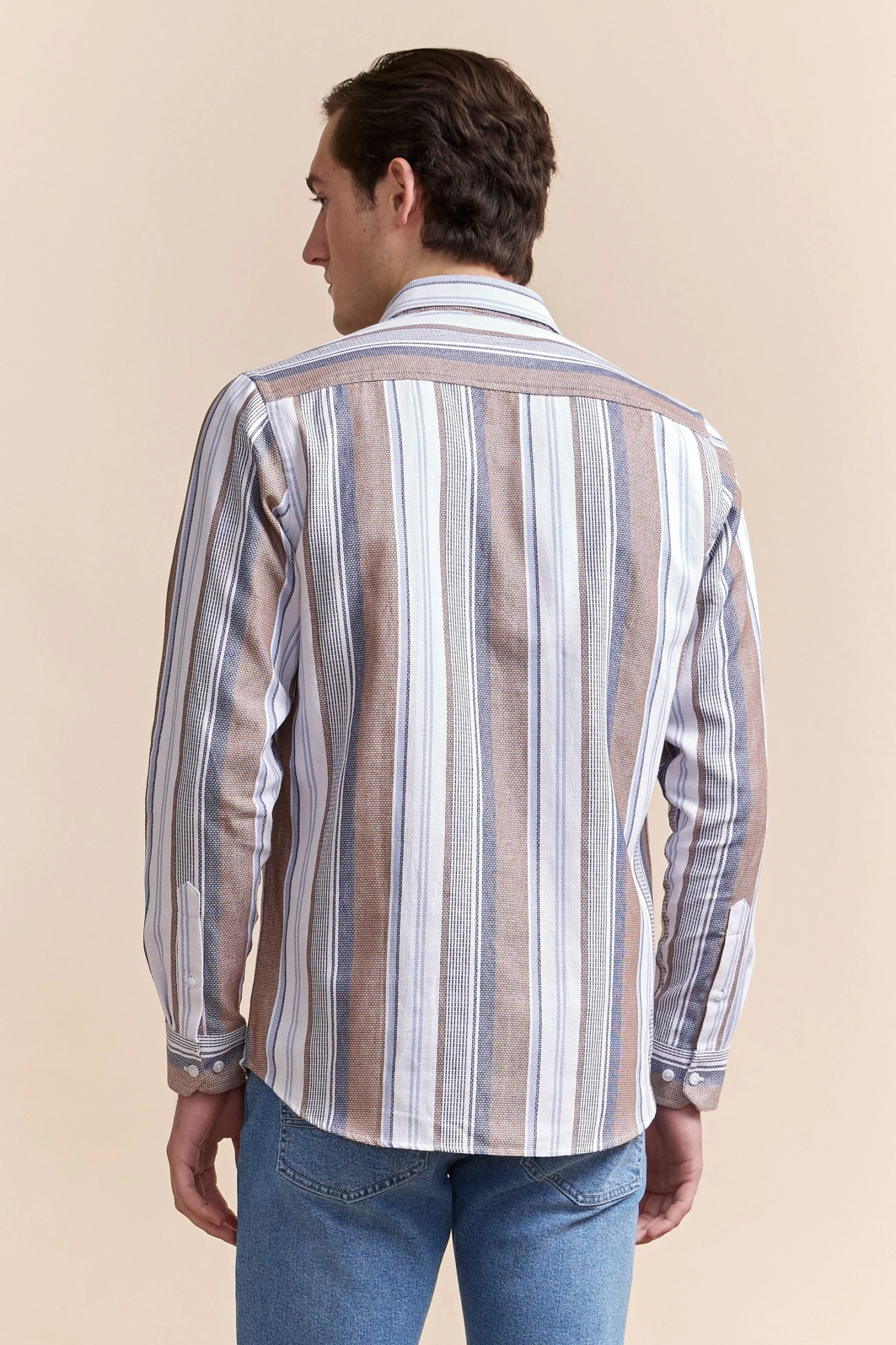 Multi Tone Striped Shirt - Image 2