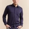 Mercerized Cotton Extra-fitted Jersey Shirt