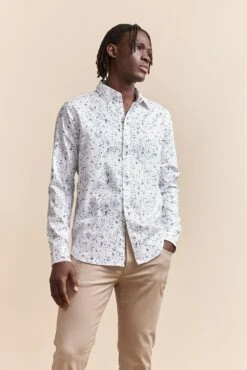 Poplin Print Shirt