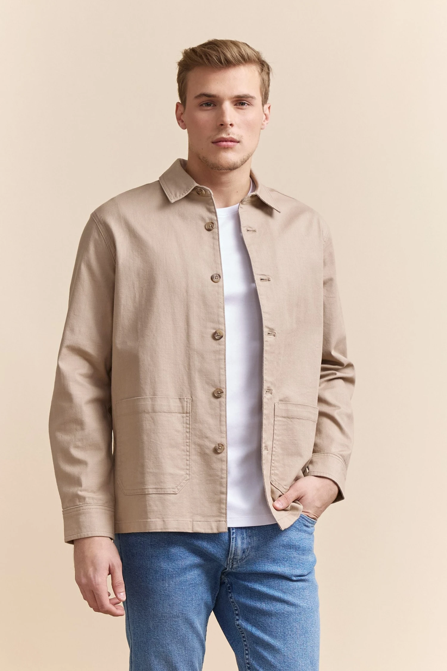 Textured Overshirt - Image 2