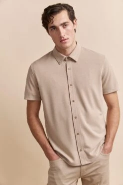 Textured Knitted Shirt