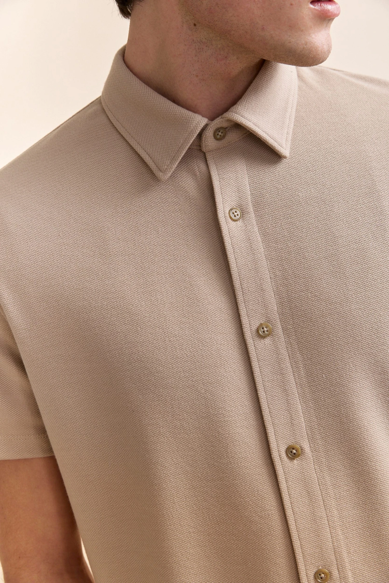 Textured Knitted Shirt - Image 4