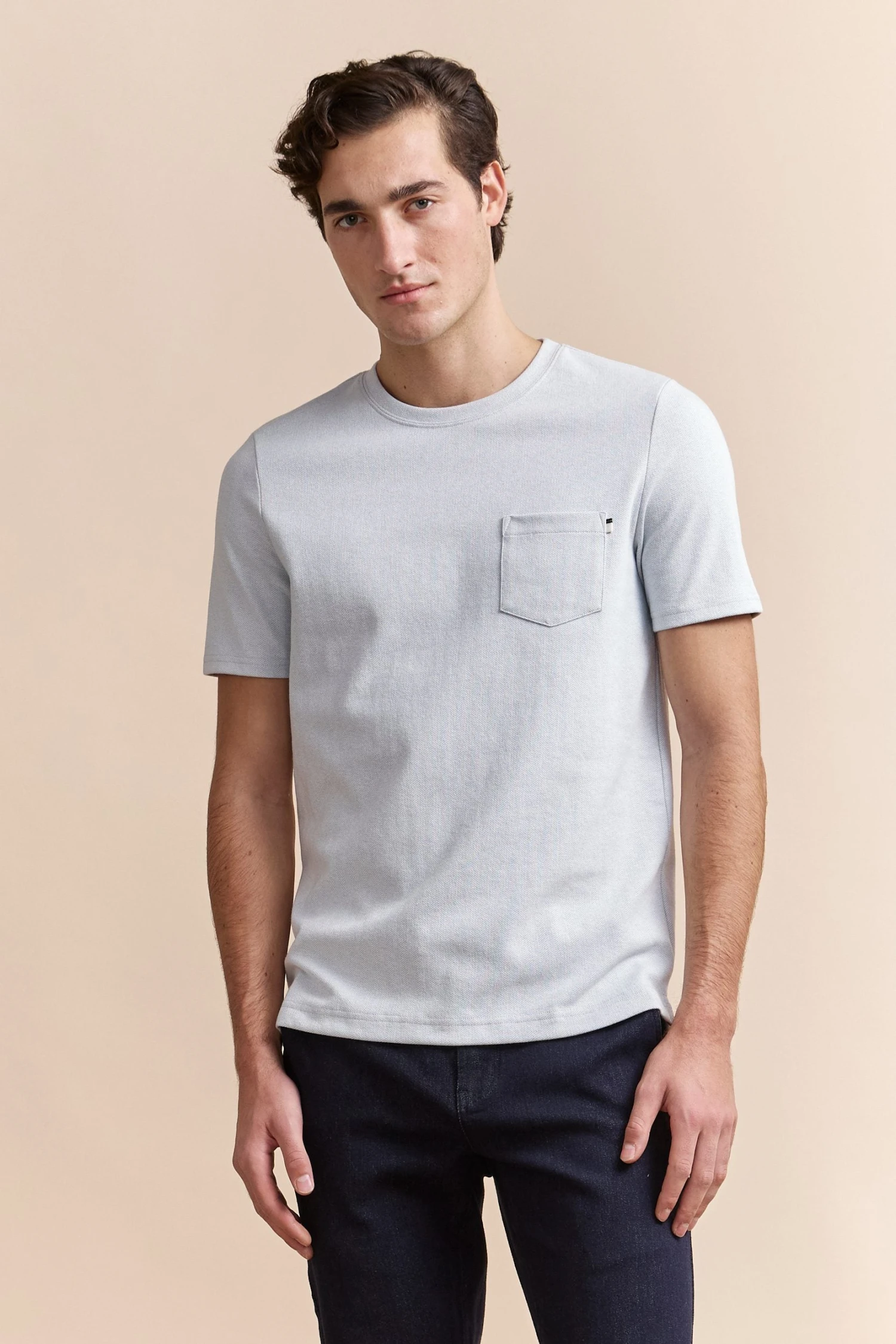 Textured T-shirt - Image 2